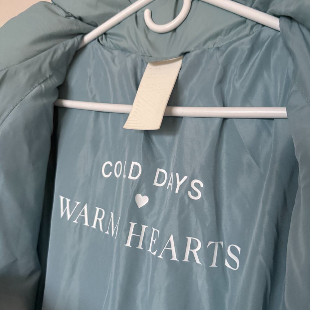 NOIZE x Jillian Harris Jilly Box Avalon Women Puffer Jacket Medium Aero Blue Ski - Picture 13 of 16